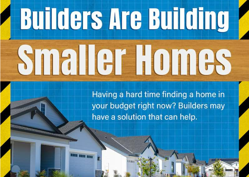 Read more about the article Builders Are Building Smaller Homes [INFOGRAPHIC]